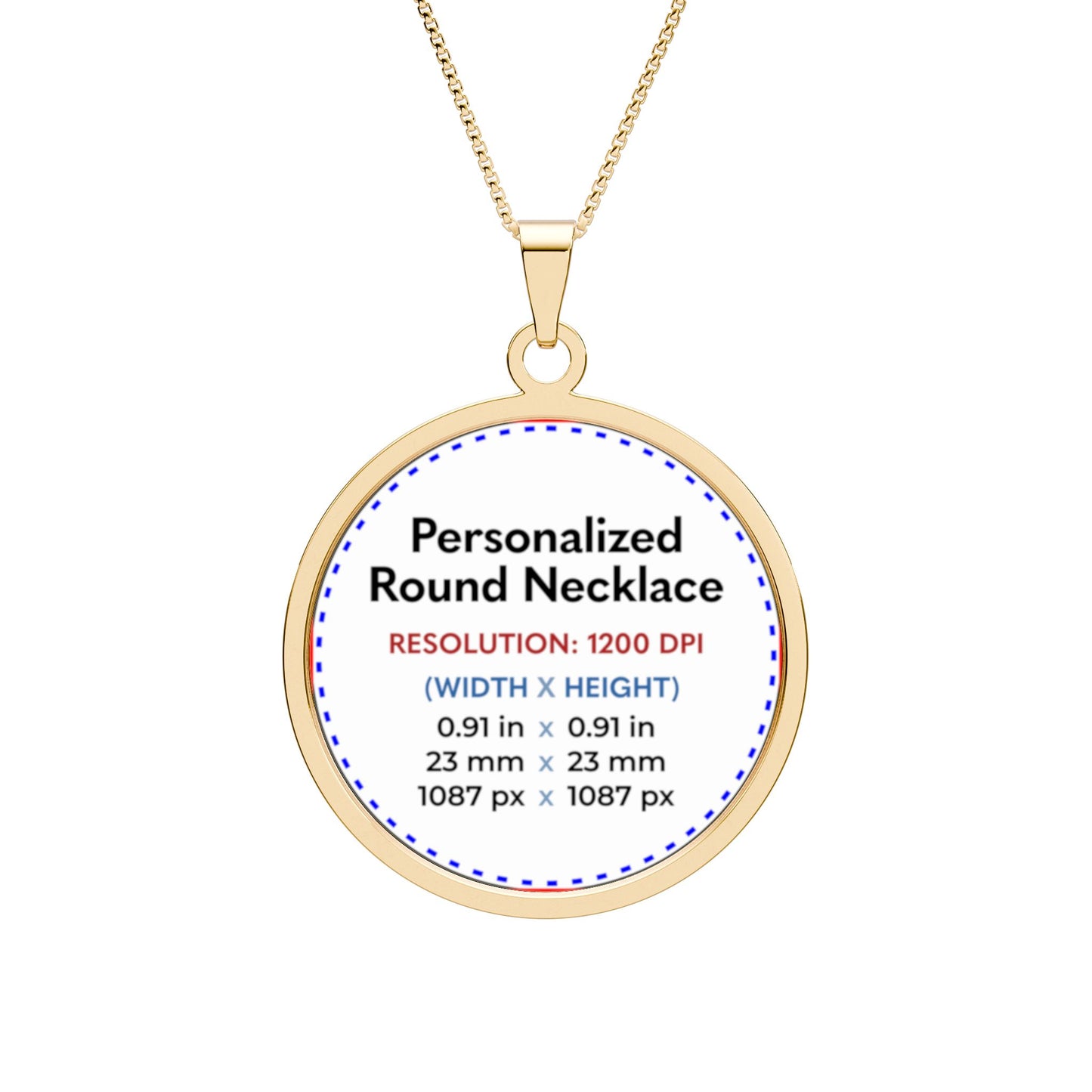Personalized Pet Photo Pendant Necklace | Custom Dog & Cat Photo Jewelry