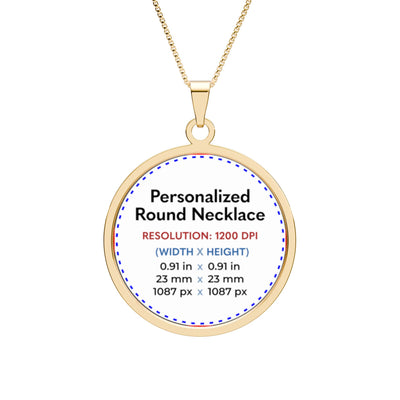 Personalized Pet Photo Pendant Necklace | Custom Dog & Cat Photo Jewelry