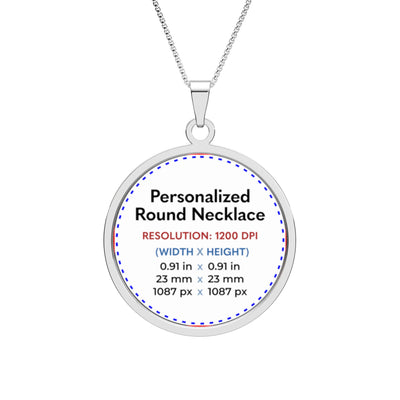 Personalized Pet Photo Pendant Necklace | Custom Dog & Cat Photo Jewelry
