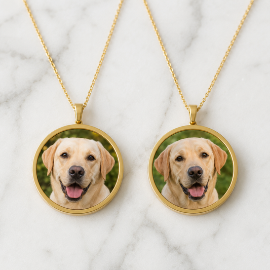 Two Pendants One Bond - Gold Plated bundle