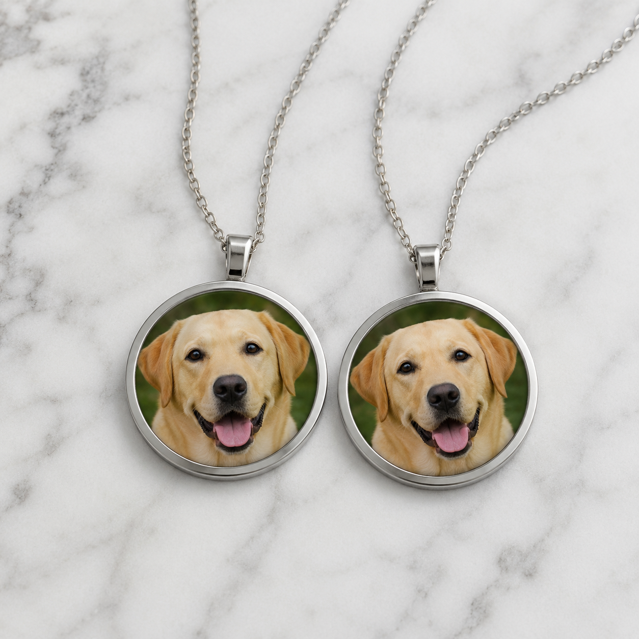 Two Pendants One Bond - Stainless Steel bundle
