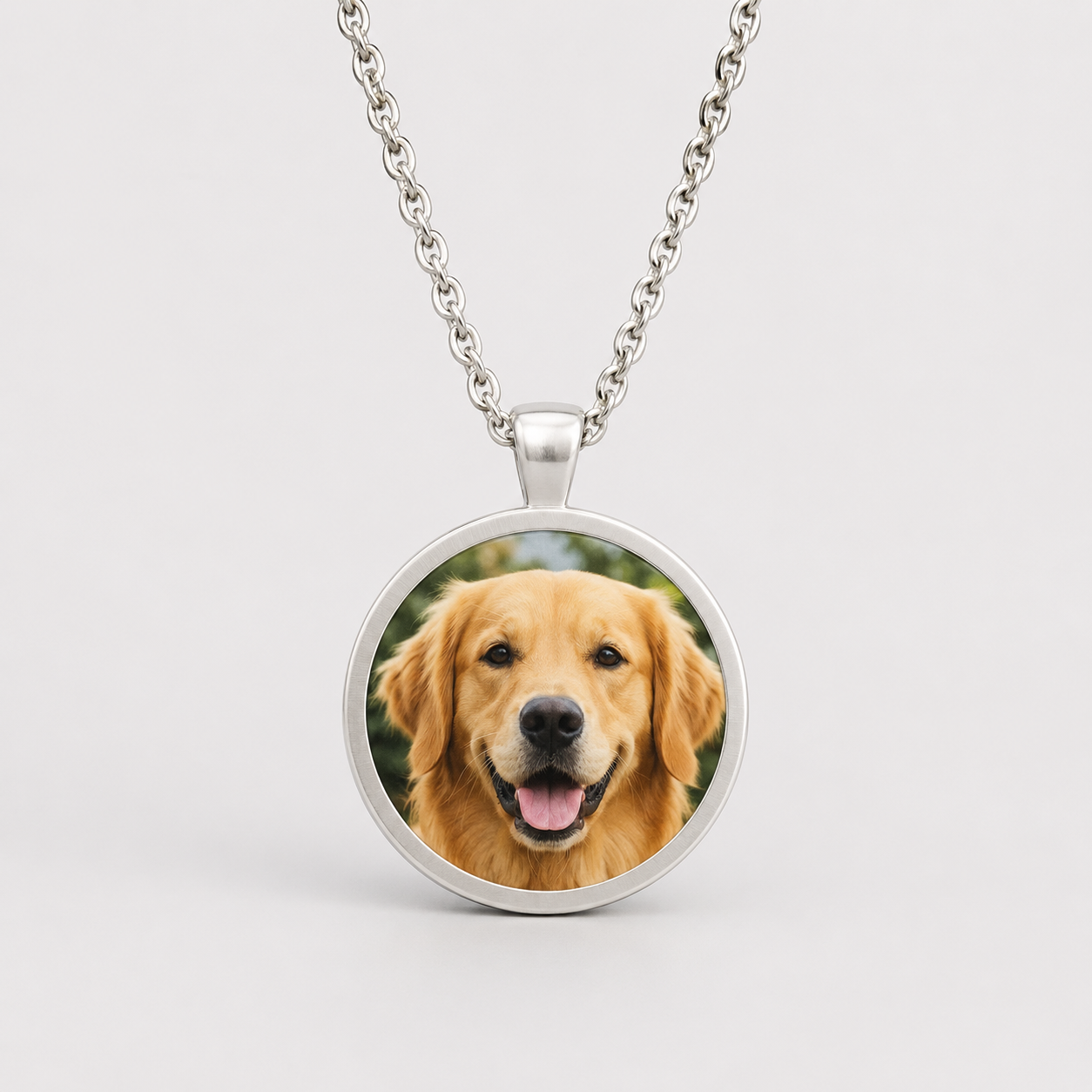 Personalized Pet Photo Pendant Necklace | Custom Dog & Cat Photo Jewelry